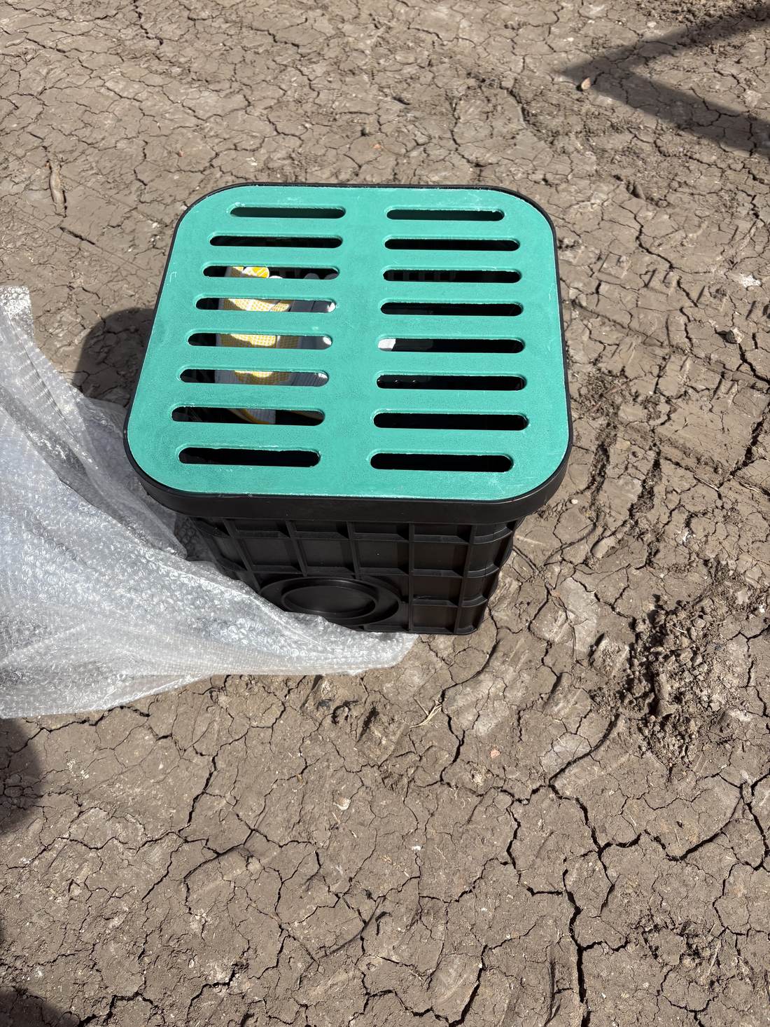 Caja de registro de drenaje pluvial lista para instalar